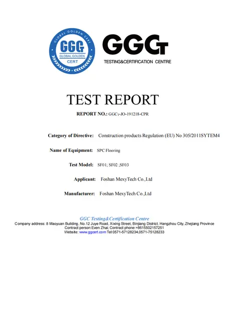 SPC-Flooring-Performance-Test-Report