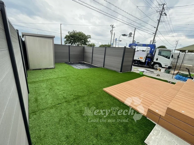 Backyard-Decking-Fence-Project-in-Japan