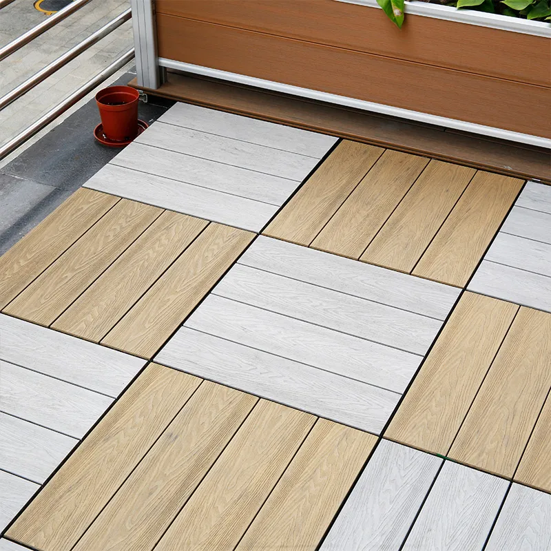 Wood Plastic Composite Decking Tile