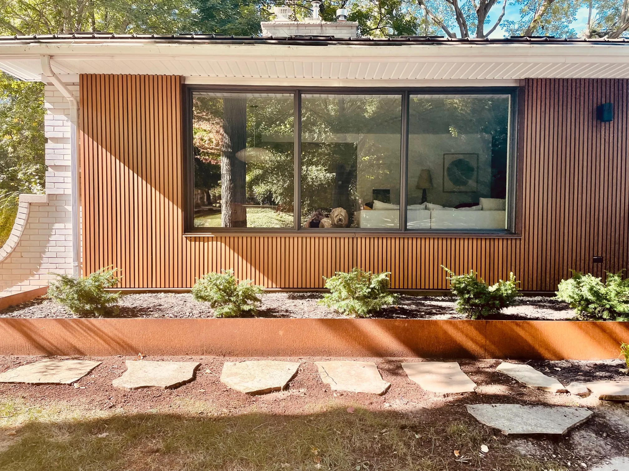 composite slatted cladding